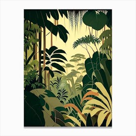 Majestic Jungle 3 Rousseau Inspired Canvas Print