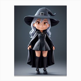 Little Witch 3 Canvas Print