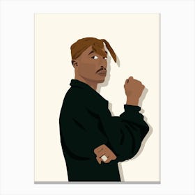 Tupac Canvas Print