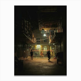 Street scene Bangkok Canvas Print