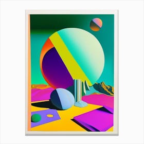 Scorpius Planet Abstract Modern Pop Space Canvas Print