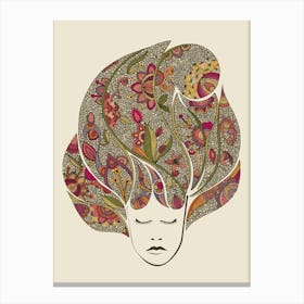 Woman'S Head Toile