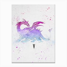 Final Fantasy Watercolor 2 Canvas Print