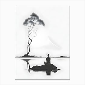 Buddha In Meditation Canvas Print