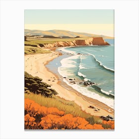 Apollo Bay Beach Australia Golden Tones 2 Canvas Print