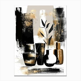 Black And Gold Canvas Print 37 Canvas Print