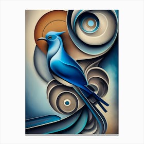 Blue Bird 4 Canvas Print