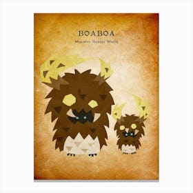 Boaboa Vintage Canvas Print