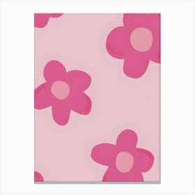 Pink Flowers Canvas Print