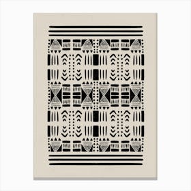 Mud Cloth Folk No 1244 Canvas Print