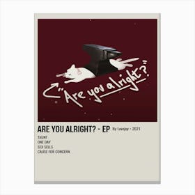 Are You Alright Lovejoy Ep Decor Canvas Print