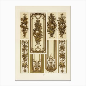 18th Century Pattern, Albert Racine (14) Canvas Print