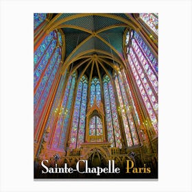 Sainte Chapelle Paris Canvas Print