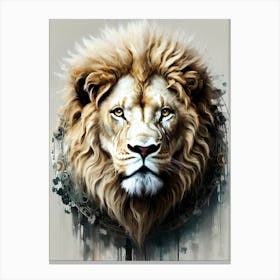 Lion Head 60 Canvas Print