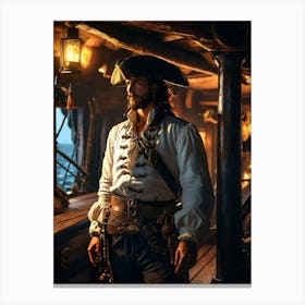 Pirate captain 1 Canvas Print