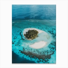 Island In The Maldives 5 Canvas Print