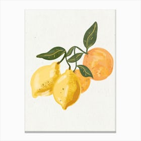 Lemons Canvas Print