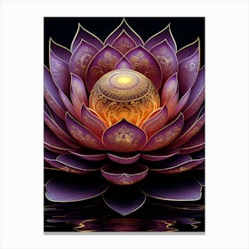 Lotus Flower 107 Canvas Print