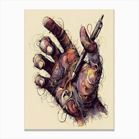 Hand Of The Artist Canvas Print