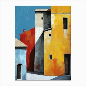 Houses In Tuscany, Italy Canvas Print