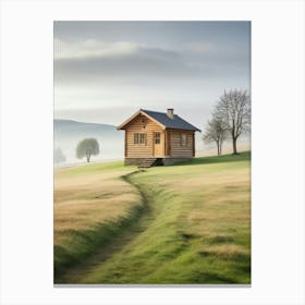 Small House In The Countryside Canvas Print