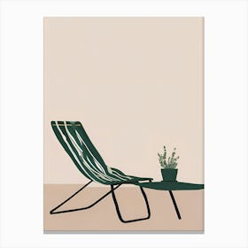 Lounge Chair Canvas Print