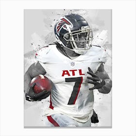 Bijan Robinson Atlanta Falcons Canvas Print