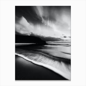 Black And White Seascape 37 Canvas Print