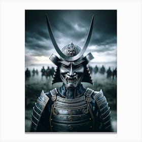 Silver Samurai Canvas Print