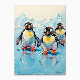 Penguins 4 Canvas Print