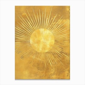 Golden Sun 1 Canvas Print