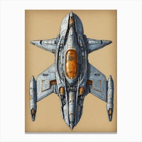 Spaceship 2 Canvas Print