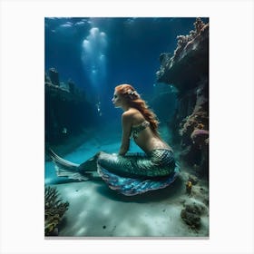 Mermaid -Reimagined 6 Canvas Print