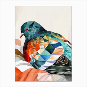 Dove bird animal illustration art 1 Canvas Print