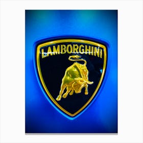 Lamborghini Emblem 1 Canvas Print