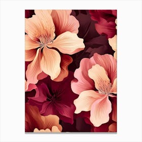 Seamless Floral Pattern 49 Canvas Print