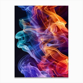 Abstract Smoke Background 2 Canvas Print
