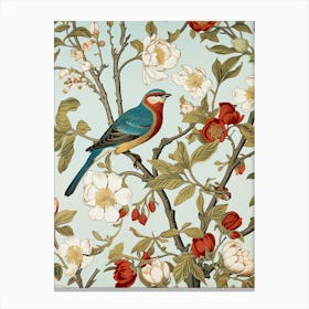 Bird On A Branch 20 Canvas Print