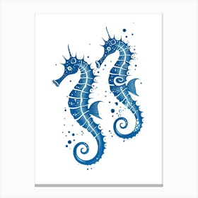 Seahorses 1 Canvas Print