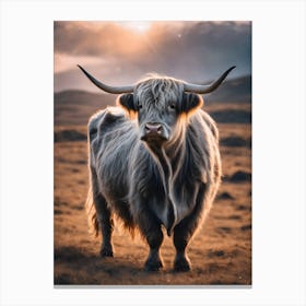 Highland Cow 10 Canvas Print