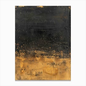 Black And Gold 7 Canvas Print
