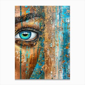 Eye Of A Woman 9 Canvas Print