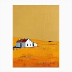 House In The Prairie, Texas Canvas Print