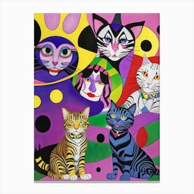 Cats Wild Canvas Print