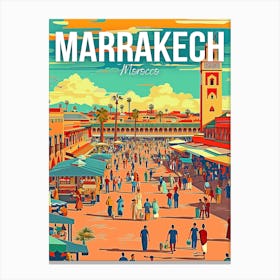 Marrakech Travel Canvas Print