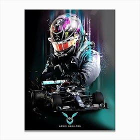 Mercedes F1 Driver Canvas Print