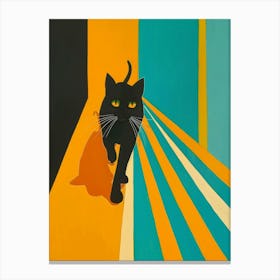 Cat Walking 3 Canvas Print