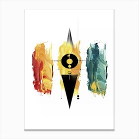 Poster Abstract Illustration Art 15 Canvas Print