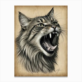 Cat'S Head Canvas Print