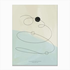 Simple art line no 19 Canvas Print